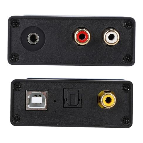 محول صوت USB DAC ، محول بطاقة صوت USB مع إخراج تمثيلي ، الإخراج الرقمي البصري المحوري ، إخراج سماعة الأذن لمدة 10 ، قابس وتشغيل in Saudi Arabia