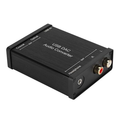 محول صوت USB DAC ، محول بطاقة صوت USB مع إخراج تمثيلي ، الإخراج الرقمي البصري المحوري ، إخراج سماعة الأذن لمدة 10 ، قابس وتشغيل in Saudi Arabia