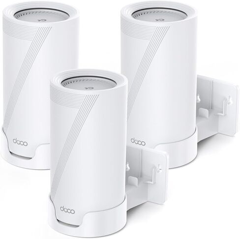 XLTTYWL® Wall Mount for TP-Link Deco WiFi 7 Mesh, White, 3 Pack in Saudi Arabia