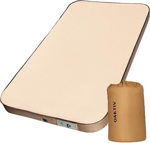 WanderMate - Self-Inflating Camping Sleeping Pad - Inflatable Camping Mattress for Car, Backpacking, and Tent - Durable 3.15-Inch Memory Foam and Air Support in Kuwait