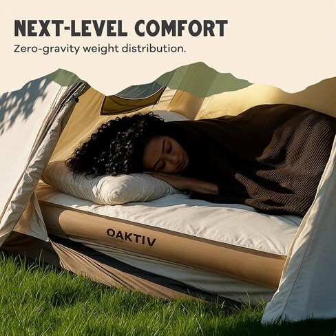 WanderMate - Self-Inflating Camping Sleeping Pad - Inflatable Camping Mattress for Car, Backpacking, and Tent - Durable 3.15-Inch Memory Foam and Air Support in Kuwait