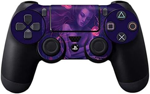 Mayyskins الجلد متوافق مع Sony PS4 Controller - Ravens Key | غلاف الالتفاف الواقي ، الدائم ، والفريد من نوعه | من السهل تطبيق الأنماط وإزالتها وتغييرها | صنع في الولايات المتحدة in Kuwait