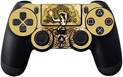 Mayyskins الجلد متوافق مع Sony PS4 Controller - Ravens Key | غلاف الالتفاف الواقي ، الدائم ، والفريد من نوعه | من السهل تطبيق الأنماط وإزالتها وتغييرها | صنع في الولايات المتحدة in Kuwait
