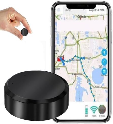GPS Tracker للمركبة ، محدد موقع Magni Mini في الوقت الفعلي ， لا يوجد اشتراك ، جهاز تتبع صغير مضاد للسرقة مع تطبيق مجاني (GF11-1) in Kuwait