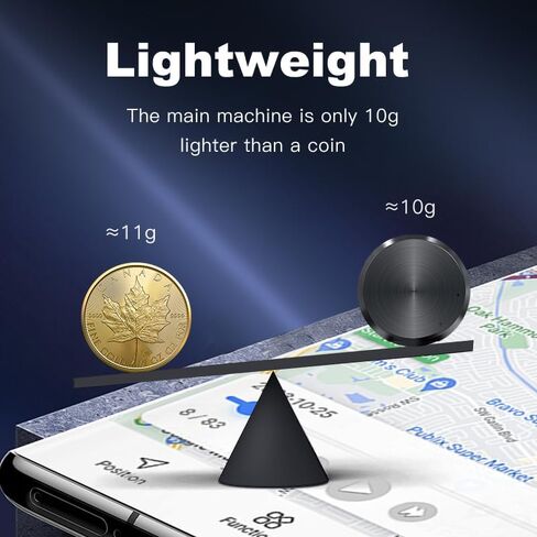 GPS Tracker للمركبة ، محدد موقع Magni Mini في الوقت الفعلي ， لا يوجد اشتراك ، جهاز تتبع صغير مضاد للسرقة مع تطبيق مجاني (GF11-1) in Kuwait