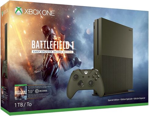 Xbox One S 1TB Console – Battlefield 1 Special Edition Bundle [Discontinued] in Saudi Arabia