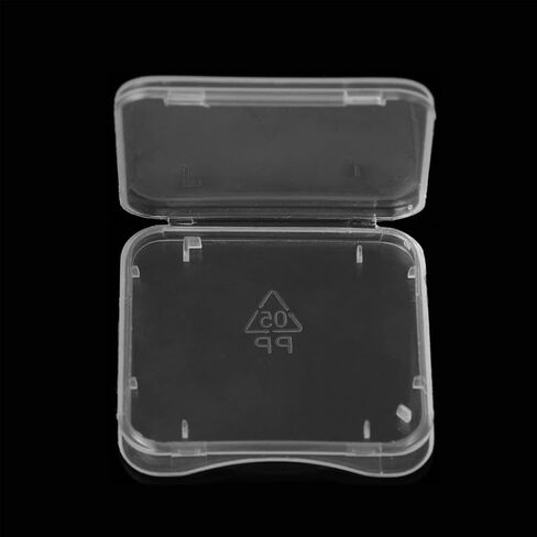 Card Storage Case 10PCS Transparent SDHC Memory Card Holder Box Portable Dustproof Holder for Camera or Adapterer, Memory in Saudi Arabia