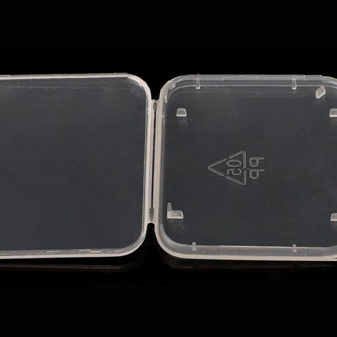 Card Storage Case 10PCS Transparent SDHC Memory Card Holder Box Portable Dustproof Holder for Camera or Adapterer, Memory in Saudi Arabia