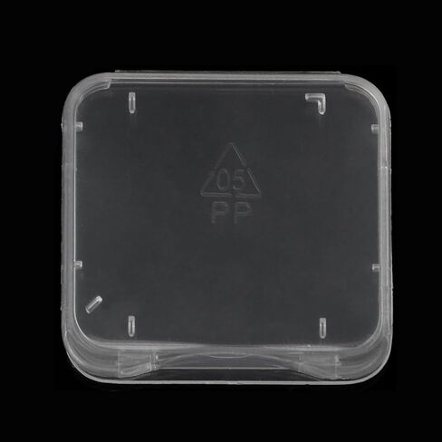 Card Storage Case 10PCS Transparent SDHC Memory Card Holder Box Portable Dustproof Holder for Camera or Adapterer, Memory in Saudi Arabia