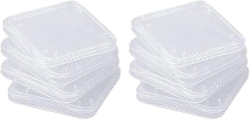 Card Storage Case 10PCS Transparent SDHC Memory Card Holder Box Portable Dustproof Holder for Camera or Adapterer, Memory in Saudi Arabia