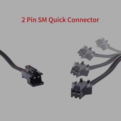2 PCS El Wire Splitter (4 Way spliiter) in Kuwait