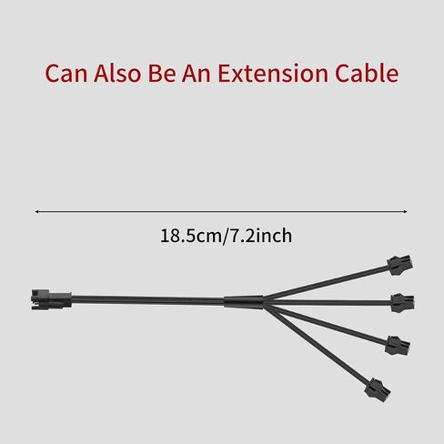 2 PCS El Wire Splitter (4 Way spliiter) in Kuwait