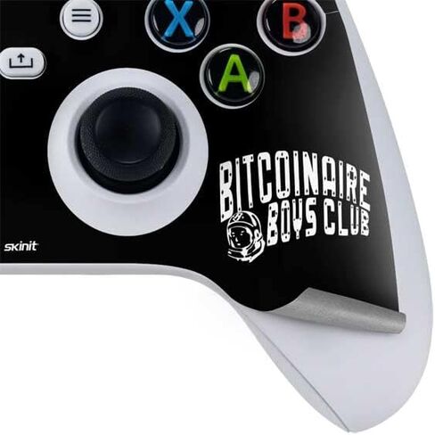 Skinit Skinit Gaming Gaming Skin متوافق مع وحدة التحكم S -Series S Series - Bitcoinaire Boys Club Design in Saudi Arabia