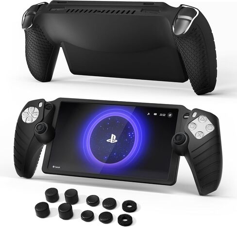 حالة واقية لبوابة PlayStation ، 8 أغطية قبضة الإبهام + 2 حلقة دقيقة لحالة بوابة PlayStation Silicon in Saudi Arabia