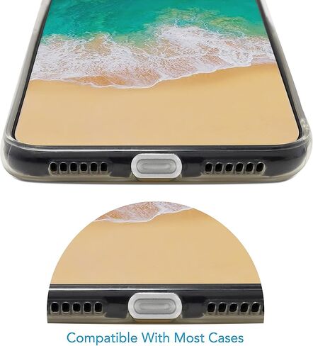 PortPlugs Anti Dust Plugs, Made for iPhone & AirPods Models w/Lightning Connector, Protects from Dirt/Sand/Lint and Debris, Includes Cleaning Brush in Kuwait