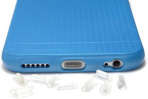 PortPlugs Anti Dust Plugs, Made for iPhone & AirPods Models w/Lightning Connector, Protects from Dirt/Sand/Lint and Debris, Includes Cleaning Brush in Kuwait