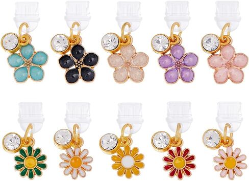 سحر قابس الغبار dicosmetic brutfly butterfly flower mushroom stroly type-c charging port charm charm charm scarm cover cover plastic dust placts with inamel inamel charms usb c port cap pendant in Saudi Arabia