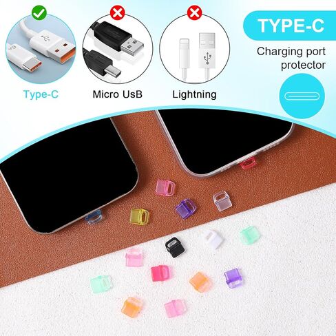 30pcs مقابس الغبار من النوع C ، مقابس غبار USB C الملونة ، واقي منافذ الشحن من النوع C من النوع C ، غطاء قابس متعدد الألوان مع فتحة معلقة لأجهزة الكمبيوتر الذكية أجهزة الكمبيوتر المحمولة الملحقات in Saudi Arabia