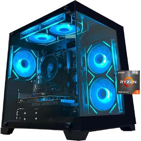 Gaming Desktop Computer PC,AMD Ryzen 5 5600,RTX3050 6GB,32GB RAM and 1TB M.2 NVMe PCle4.0,ARGB Fan,WiFi,Game Design Office Console,Sea View Room,Prebuilt Gaming PC Tower in Saudi Arabia