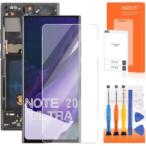 OLED for Samsung Galaxy Note 20 Ultra Screen Replacement for Samsung Note 20 Ultra LCD Display N985 SM-N986U LCD Digitizer Touch Assembly Black with Frame(Support Fingerprint) in Saudi Arabia