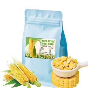 Premium Freeze Dried Sweet Corn Kernels 7 Oz/200g，No Sugar & Additives Healthy Snack Foods for Kids or Adults 100% Natural Freeze Dried Vegetables for Soups，Salads,Baking,Yogurt,Snacks in Saudi Arabia