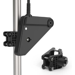 محول محول مشبك القطب القابل للتعديل متوافق مع Lowrance Eagle Eygle Eye 9 - مقابل 20-50 مم القطب المستدير ، وتركيب سهل - متين ودائم (أسود) in Saudi Arabia
