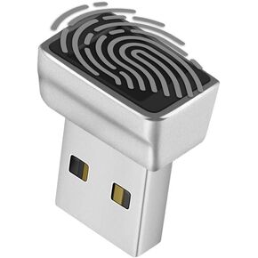 Mini Fingerprint Scanner for Windows 11/10 Hello, Upgrade USB Fingerprint Reader, 0.5s Touch Speedy Matching Portable Biometric Scanner USB Security Key for Password and File Encryption in Kuwait