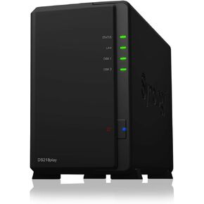 Synology DS218play 2-Bay Diskstation NAS 2-Bay Quad-Core 1.4GHz 1GB Ram 1xRJ-45 1GbE LAN-Port in Kuwait