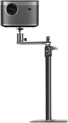 360 Degree PTZ Rotating Projector Stand Tripod Light Clamp Table with 1/4 Inch Fixture for Ring Light Camera(No Tray) in Saudi Arabia