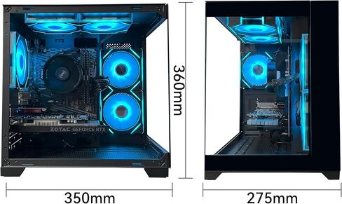 Gaming Desktop Computer PC,AMD Ryzen 5 5600,RTX3050 6GB,32GB RAM and 1TB M.2 NVMe PCle4.0,ARGB Fan,WiFi,Game Design Office Console,Sea View Room,Prebuilt Gaming PC Tower in Saudi Arabia