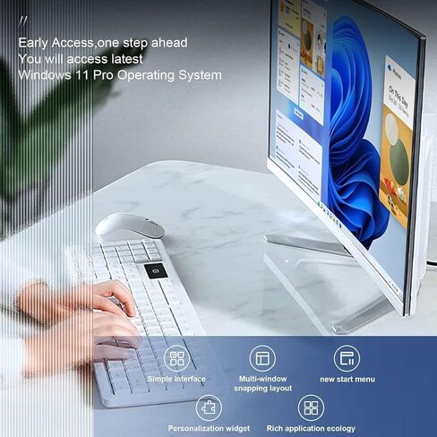 HP ELITERESK 800 G3 SFF كمبيوتر سطح المكتب مع 21.5 "" FHD Monitor Bundle PC SET ، Intel Core I5-6500 3.2GHz ، 8GB RAM ، 256GB SSD ، لوحة المفاتيح والماوس ، WIFI ، Windows 11 Pro ، Black (READED) in Saudi Arabia