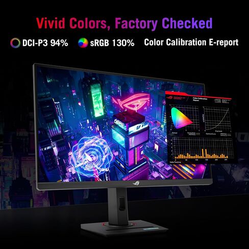 ASUS ROG STRIX 27 "1440p USB-C HDR Moniter (XG27ACMS)-QHD (2560 × 1440) ، 320 هرتز ، 0.3 مللي ثانية ، IPS سريع ، مزامنة ضبابية منخفضة الحركة ، G-Sync ، عرض العرض ، Switch Tripod ، 3 YR ضمان in Saudi Arabia