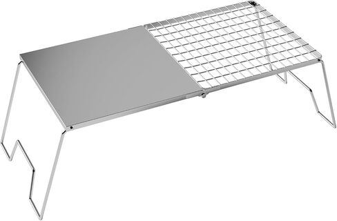Swivel Campfire Grill Grate, 360°Adjustable Heavy Duty Steel Grate Camping Grill, Portable Camping Essentials, BBQ Over Fire Pit Grill, Fire Racks Cooking Equipment for Outdoor Open Flame Cooking in Saudi Arabia