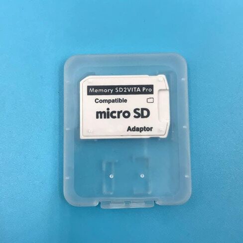Yanhao [أجزاء ألعاب الفيديو] 2pcs الإصدار 5.0 محول بطاقة التحميل السريع لبطاقة لعبة Psvita إلى Micro SD/TF SD2Vita Convertor لـ PS Vita PSV 1000 2000 [استبدال] in Saudi Arabia