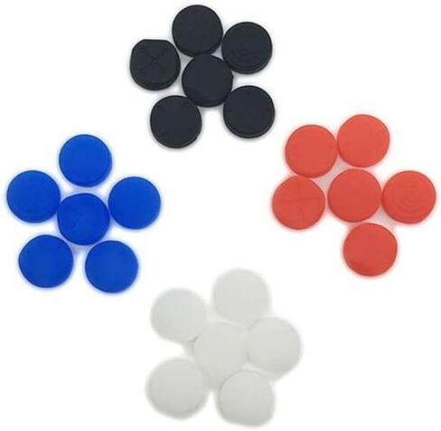 YANHAO [Video Game Parts] 10Set Silicone Grip Analog Joystick Cap Cover for Sony PS Vita PSV Console 1000 2000 Buttons [Replace] (Color : Black) in Saudi Arabia