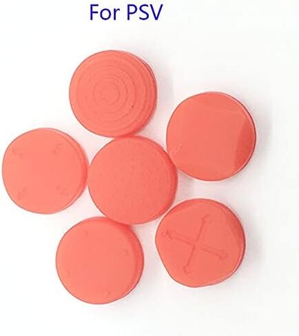 YANHAO [Video Game Parts] 10Set Silicone Grip Analog Joystick Cap Cover for Sony PS Vita PSV Console 1000 2000 Buttons [Replace] (Color : Black) in Saudi Arabia