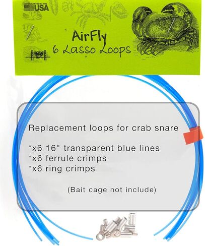 AirFly Crab Traps Accessories for Dungeness, Rock and Blue Crab (6 Loops) in Kuwait