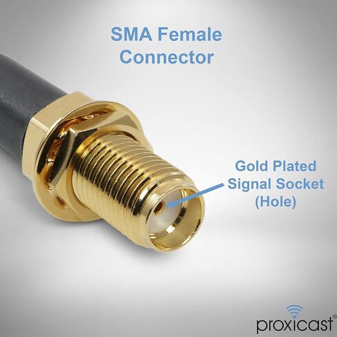 Proxicast 10 ft SMA Male to SMA Female 50 Ohm Low-Loss CFD195 Coax Cable in Saudi Arabia