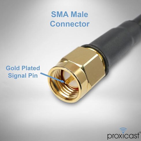 Proxicast 10 ft SMA Male to SMA Female 50 Ohm Low-Loss CFD195 Coax Cable in Saudi Arabia