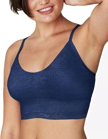 حمالة صدر نسائية من الدانتيل من Maidenform - قميص بدون أكمام طويل بدون أسلاك بتصميم كامل، Spice Market Red، X-Large in Kuwait