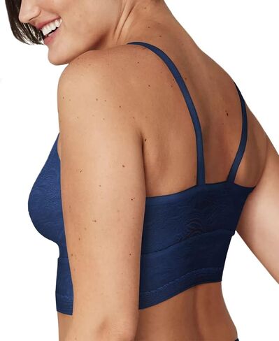 حمالة صدر نسائية من الدانتيل من Maidenform - قميص بدون أكمام طويل بدون أسلاك بتصميم كامل، Spice Market Red، X-Large in Kuwait