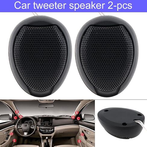 مكبرات صوت السيارات ، 2pcs 1000W عالمي عالية الكفاءة مكبرات صوت مكبر صوت لمكبرات الصوت لنظام صوت السيارات ، الأسود in Saudi Arabia