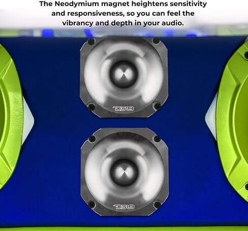 DS18 PRO-TW850CN-4/BK 4" High Compression Hybrid Driver/Tweeter with Neodymium Magnet 1.5" PEI Vc 250 Watts 4-Ohm, Pro Audio, High Frequency in Saudi Arabia