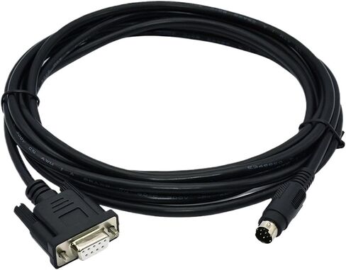 TK6070-FX لـ TK6070 Touch Screen Connect FX Series Cable TK6070IH/IK/IP-FX كابل (الإصدار الأسود ، 3Meter) in Saudi Arabia