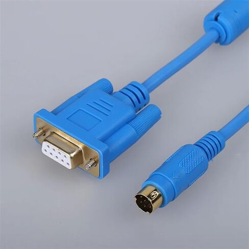 TK6070-FX لـ TK6070 Touch Screen Connect FX Series Cable TK6070IH/IK/IP-FX كابل (الإصدار الأسود ، 3Meter) in Saudi Arabia