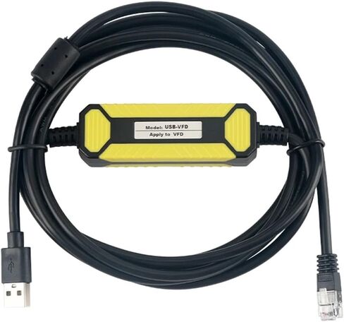 كابل برمجة USB-VFD مناسب لـ VFD-E/EL/ED/CH2000 محول التردد VFD-USB01 RJ45 in Saudi Arabia
