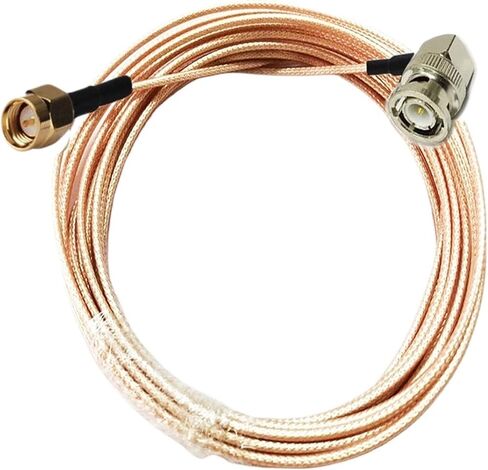RG316 Cable BNC Male Right Angle to SMA Male RF Jumper Pigtail Cable 50ohm 1/2/3/5/10m(10m) in Saudi Arabia
