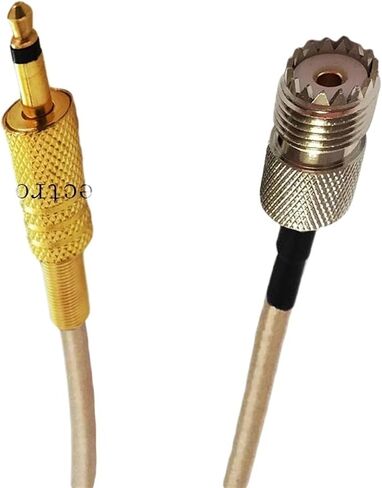 UHF SO239 أنثى إلى 3.5 مم مونو 1/8 "من الذكور لمراقبة كاميرا CCTV هوائي RG316 كابل الأذرع 15/20/30/50 سم 1/2/3/5/10M (20 سم) in Saudi Arabia