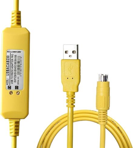 كابل البرمجة USBACAB230 USB إلى محول RS232 لسلسلة USB-DVP ES EX EC SV SS (الإصدار 2017) in Saudi Arabia