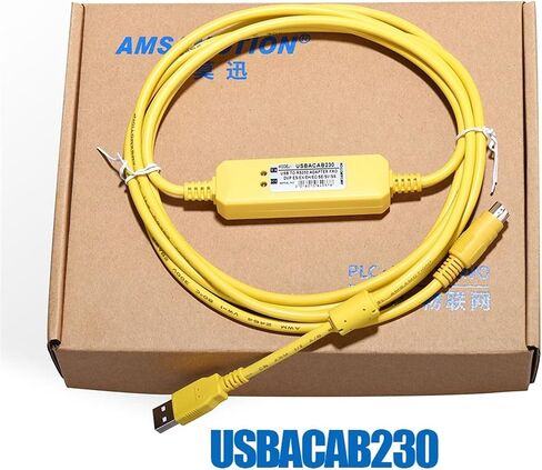 كابل البرمجة USBACAB230 USB إلى محول RS232 لسلسلة USB-DVP ES EX EC SV SS (الإصدار 2017) in Saudi Arabia